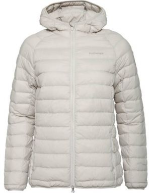 Klimatex MAUNA PACKABLE Dámska zbaliteľná páperová bunda, sivá, veľkosť