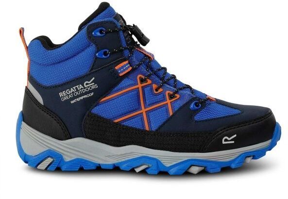 REGATTA OUTDOORS SAMARIS III KIDS Detská treková obuv, modrá, veľkosť