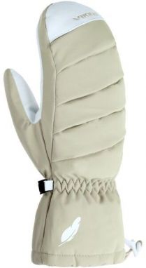 Viking OGAMA SKI Dámske lyžiarske palčiaky, béžová, veľkosť