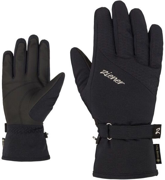 Ziener KLAIRE-Z GTX Dámske lyžiarske rukavice, čierna, veľkosť
