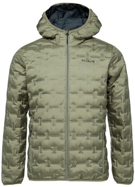 Columbia DELTA RIDGE DOWN HOODED JACKET Pánska zimná bunda, zelená, veľkosť