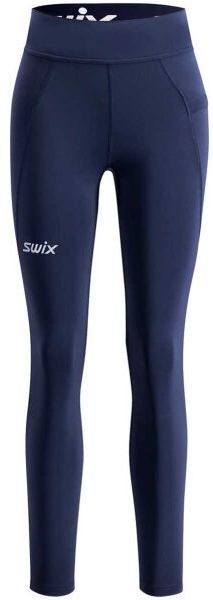 Swix PACE HIGH WAIST W Dámske bežecké legíny, tmavo modrá, veľkosť
