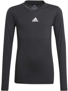 adidas TEAM BASE TEE Y Juniorské futbalové tričko, čierna, veľkosť