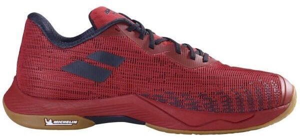 Babolat SHADOW SPIRIT M Pánska bedmintonová obuv, červená, veľkosť 42.5