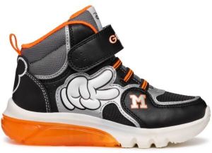 Geox J CIBERDRON F Chlapčenské tenisky, čierna, veľkosť