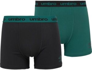 Umbro BOXER SHORT 2 PACK Pánske boxerky, čierna, veľkosť