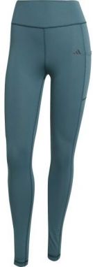 adidas OPIMET ST HR 1/1 Dámske športové legíny, tmavo zelená, veľkosť