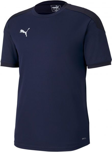 Puma TEAM FINAL 21 TRAINING JERSEY Pánske tričko, tmavo modrá, veľkosť