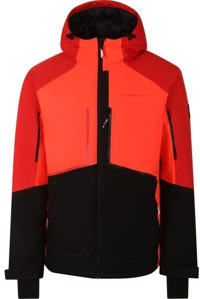 ALPINE PRO OFAD Pánska lyžiarska bunda, červená, veľkosť