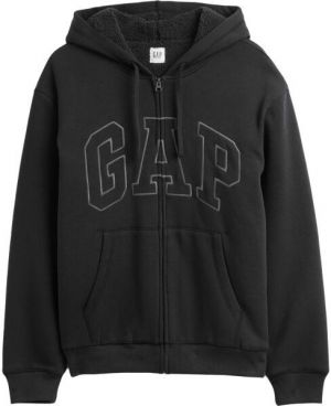 GAP V-GAP ARCH SHERPA FZ Pánska zateplená mikina, čierna, veľkosť