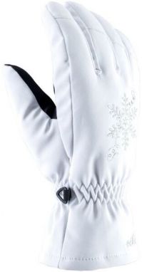 Viking ALIANA Dámske lyžiarske rukavice, biela, veľkosť