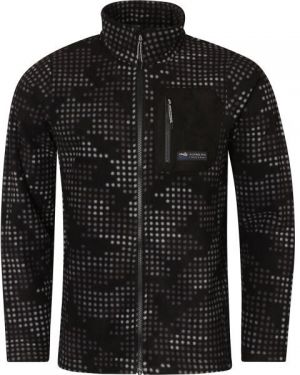 ALPINE PRO OKRAD Pánska outdoorová mikina, čierna, veľkosť