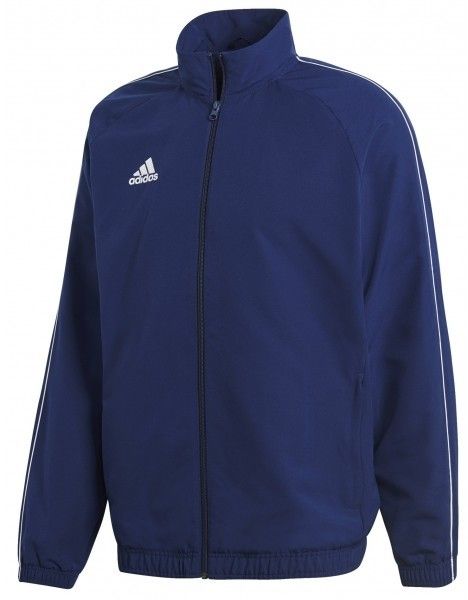 adidas CORE18 PRE JKT Pánska športová bunda, tmavo modrá, veľkosť