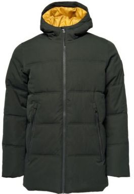 LOAP NODAL Pánsky zimný kabát, tmavo zelená, veľkosť