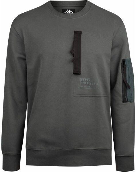 Kappa GONATHOS Pánska mikina, tmavo zelená, veľkosť XXL