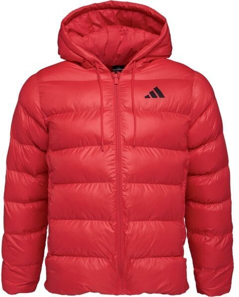 adidas ESSENTIALS SD PUF HD JACKET Pánska zimná bunda, červená, veľkosť