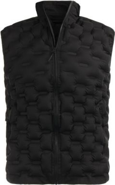 ALPINE PRO HERDEN Zateplená vesta, čierna, veľkosť