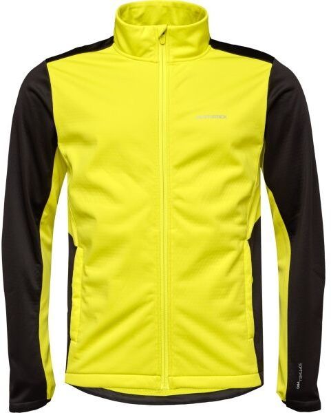 Klimatex MATTI NO WIND Pánska vetruodolná softshellová bunda, žltá, veľkosť XXXL