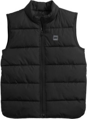 GAP V-FRCH LW LOGO VEST Detská prešívaná vesta, čierna, veľkosť