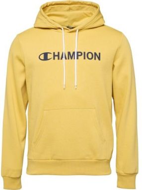 Champion HOODED Pánska mikina, žltá, veľkosť