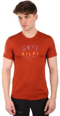 KILPI LISMAIN Pánske funkčné tričko, hnedá, veľkosť