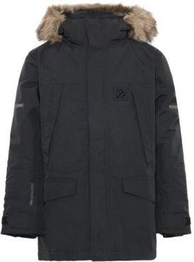 DIDRIKSONS SYLVIN Chlapčenská parka, čierna, veľkosť