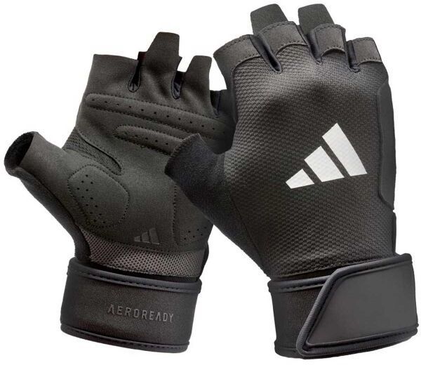 adidas STRENGTH TRAINING GLOVES Dámske tréningové rukavice, čierna, veľkosť