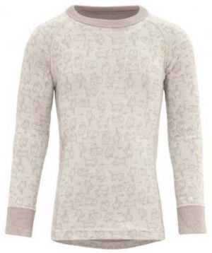 Devold DUO ACTIVE KID Detské tričko, biela, veľkosť