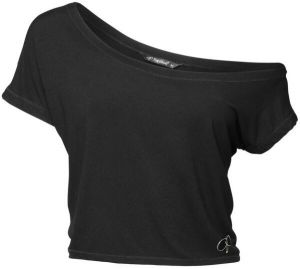 PAPILLON SHORT WIDE Dámske tričko, černá, veľkosť