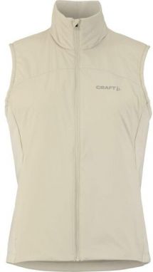 Craft ADV ESSENCE WARM VEST 2 W Dámska multišportová vesta, béžová, veľkosť