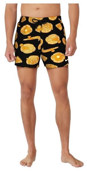 Nike SPLIT 5 Pánske plavecké šortky, čierna, veľkosť