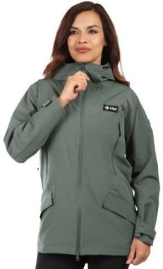 KILPI AYRA Dámsky outdoorový kabát, khaki, veľkosť