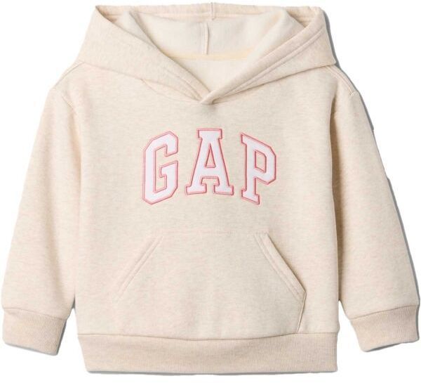 GAP V-LOGO PO Detská mikina, béžová, veľkosť 2Y