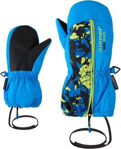 Ziener LANGELO-Z AS MINIS Detské lyžiarske palčiaky, modrá, veľkosť