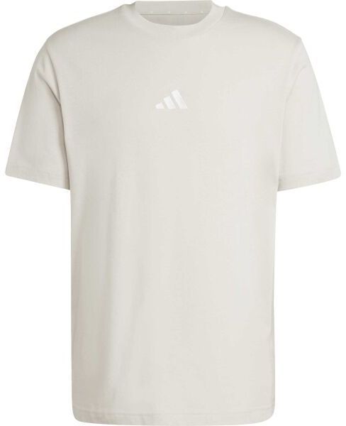 adidas ESSENTIALS SMALL LOGO TEE Pánske tričko, béžová, veľkosť XXXL