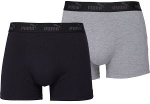 Puma MEN CAT LOGO PRINT BOXER 2P Pánske boxerky, čierna, veľkosť