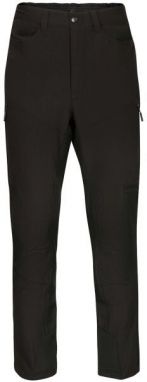 ALPINE PRO DEN Pánske softshellové nohavice, čierna, veľkosť