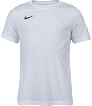 Nike DIR-FIT PARK Pánske futbalové tričko, biela, veľkosť