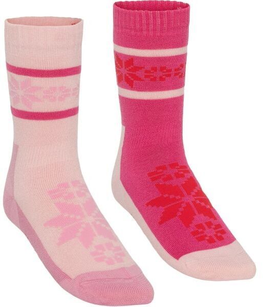 KARI TRAA RUSA Dámske vlnené ponožky, ružová, veľkosť