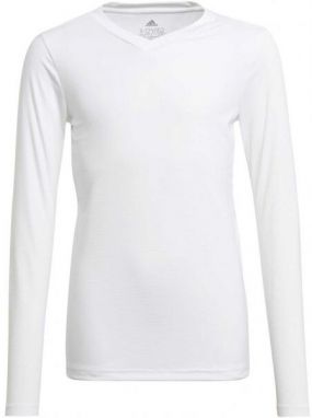 adidas TEAM BASE TEE Y Juniorské futbalové tričko, biela, veľkosť