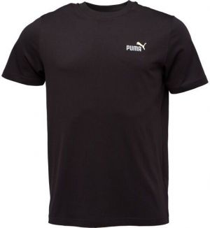 Puma ESSENTIALS 2COLOR SMALL NO 1 LOGO TEE Pánske tričko, čierna, veľkosť