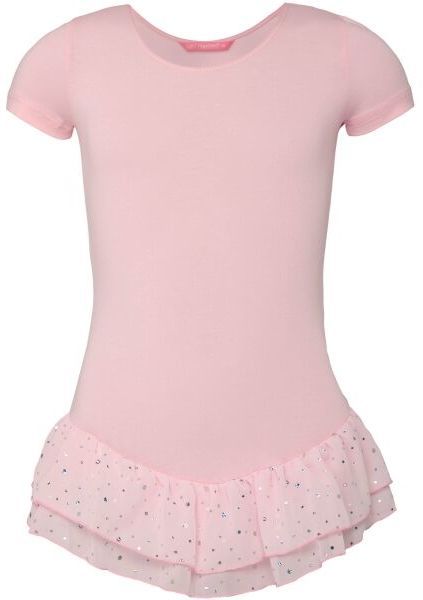 PAPILLON LEOTARD SHORT SLEEVES Detský trikot na balet, ružová, veľkosť