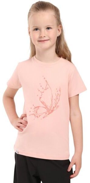 KILPI MALGA Dievčenské bavlnené tričko, oranžová, veľkosť