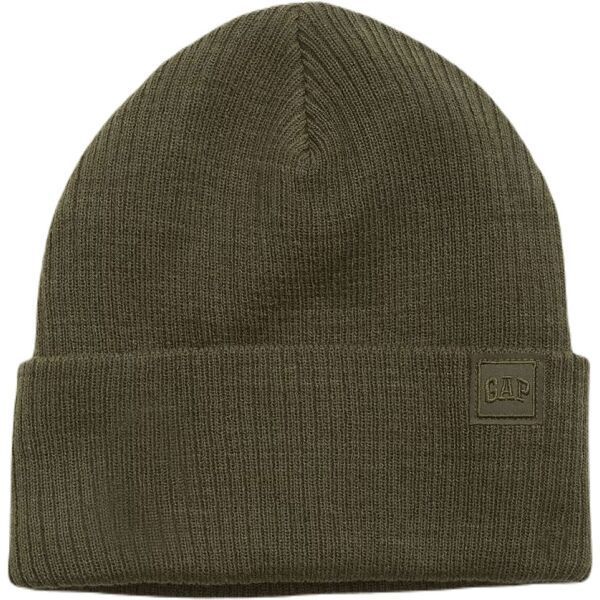 GAP V-BEANIE Chlapčenská čiapka, khaki, veľkosť UNI