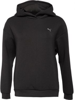 Puma W CLOUDSPUN HOODIE Dámska mikina, čierna, veľkosť