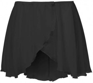 PAPILLON SHORT SKIRT Detská sukňa na balet, čierna, veľkosť