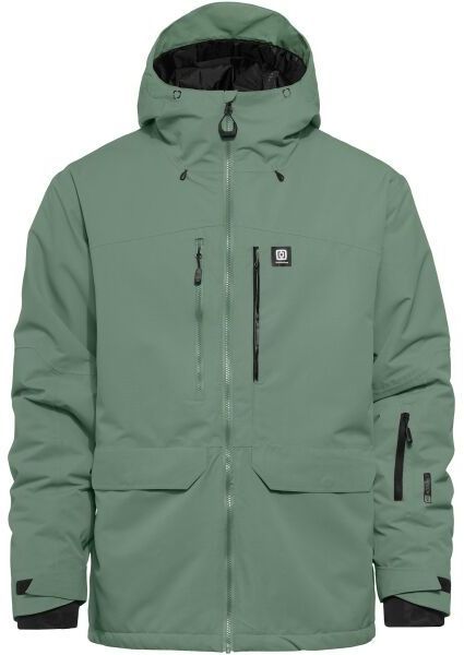 Horsefeathers PEARL Pánska lyžiarska/snowboardová bunda, zelená, veľkosť