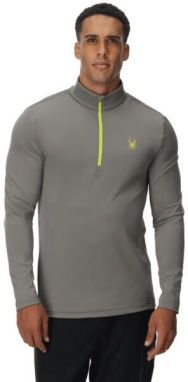 Spyder PROSPECT 1/2 ZIP Pánska mikina, tmavo sivá, veľkosť