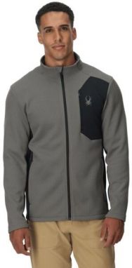 Spyder BANDIT Funkčný pánsky sveter, tmavo sivá, veľkosť