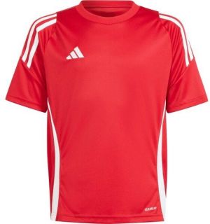 adidas TIRO24 JERSEY Y Chlapčenský futbalový dres, červená, veľkosť